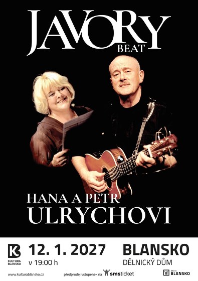 Plakát události Hana a Petr Ulrychovi – JAVORY BEAT
