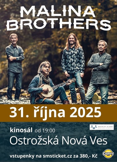 Plakát události Malina Brothers 15 let na scéně