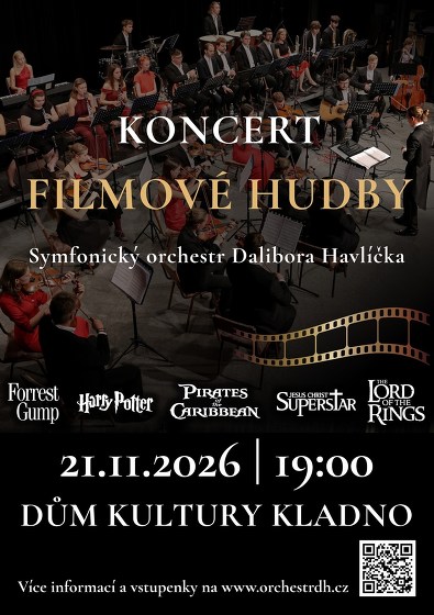 Plakát události Koncert filmové hudby
