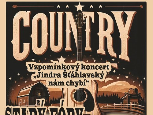 Plakát události Starý fóry a Ivan Halada se skupinou Rekonvalescence