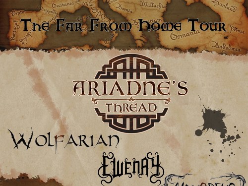 Plakát události Ariadne's Thread, Wolfarian a další (sleva pro Barbary)