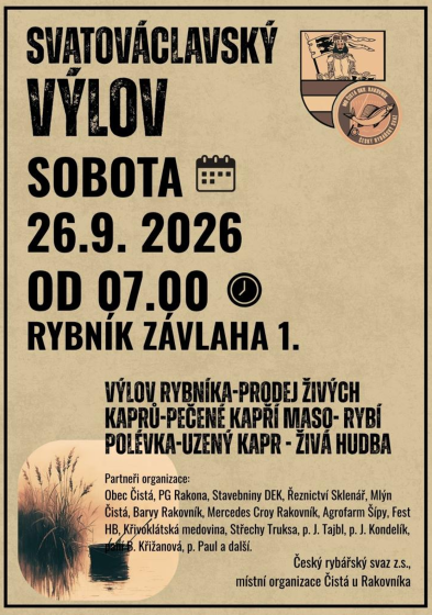 Plakát události Svatováclavský výlov