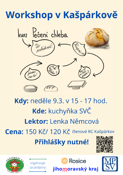 Plakát události Workshop pečení chleba