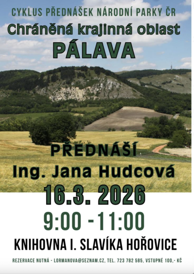 Plakát události Chráněná krajinná oblast Pálava