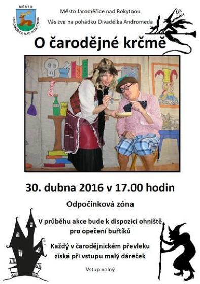 Plakát události O čarodějné krčmě