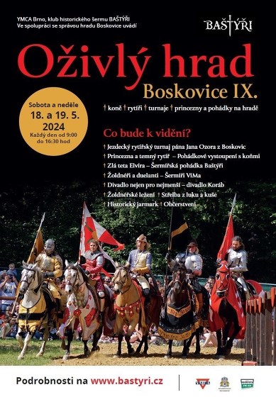 Plakát události Oživlý hrad Boskovice IX.