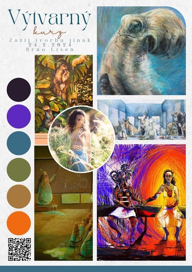 Plakát události Výtvarný minikurz - Zažij tvorbu jinak