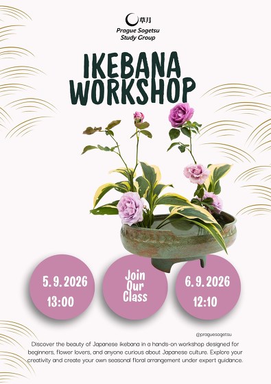 Plakát události Workshop japonské ikebany