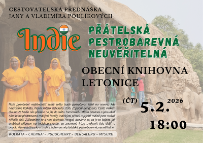 Plakát události Cestovatelská přednáška - INDIE