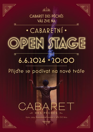Plakát události Cabaretní OPEN STAGE