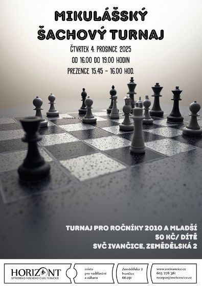 Plakát události Mikulášský šachový turnaj 25