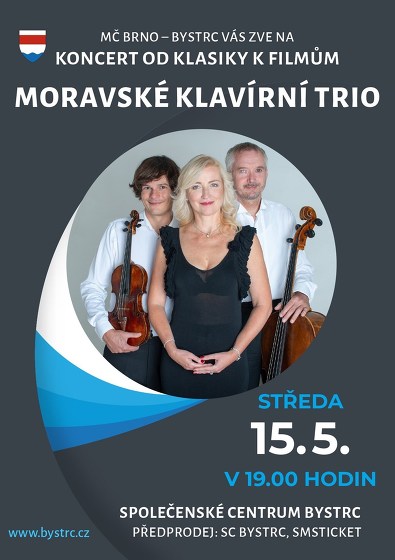 Plakát události Moravské klavírní trio