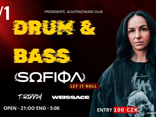 Plakát události DnB Night w/ Sofiqa