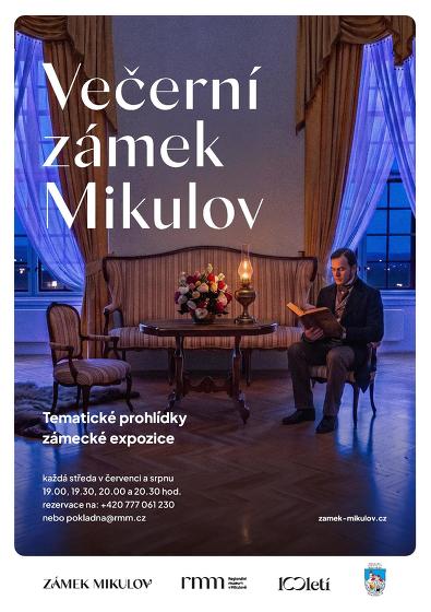 Plakát události Večerní zámek Mikulov