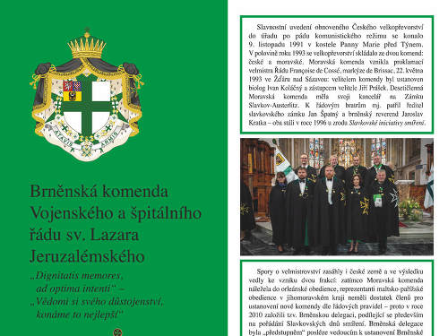 Plakát události Výstava Vojensko a špitálního řádu sv. Lazara Jeruzalémského