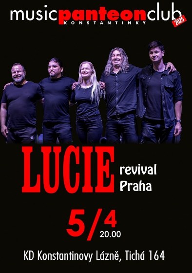 Plakát události Lucie revival Praha
