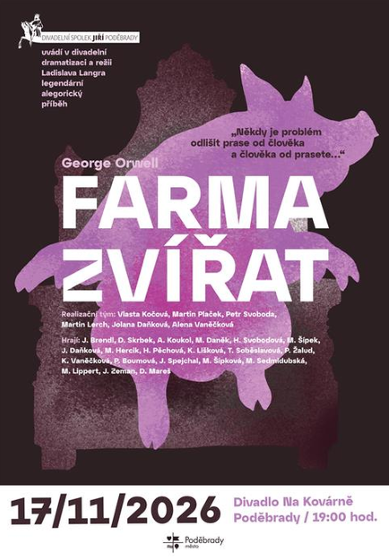 Plakát události Farma zvířat