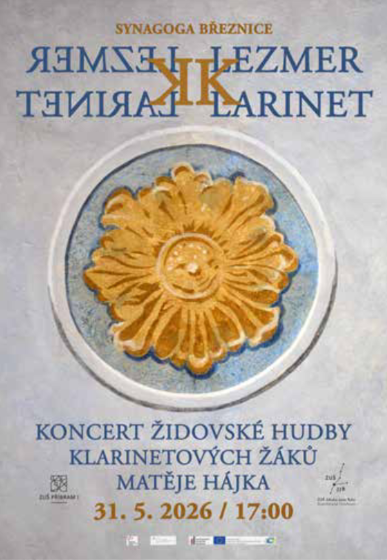 Plakát události Koncert židovské hudby klarinetových žáků Matěje Hájka