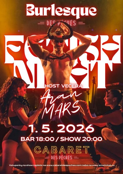Plakát události Burlesque des Péchés: Fetish night