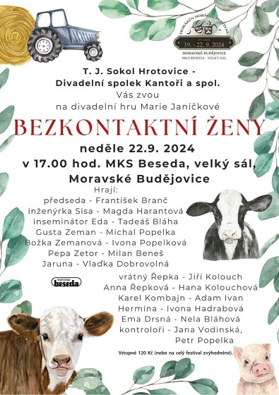 Plakát události Bezkontaktní ženy
