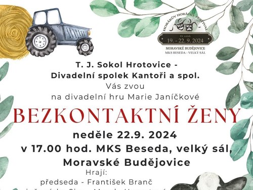 Plakát události Bezkontaktní ženy