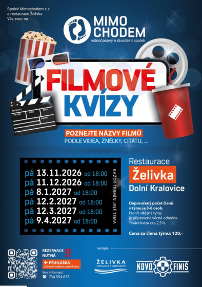 Plakát události Filmové kvízy