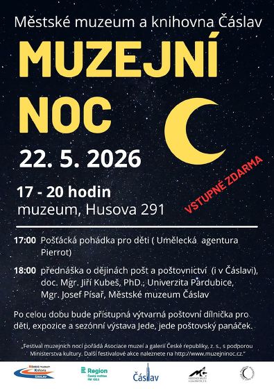 Plakát události Muzejní noc
