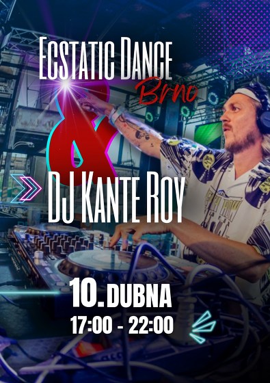 Plakát události DJ Kante Roy | Ecstatic Dance Brno