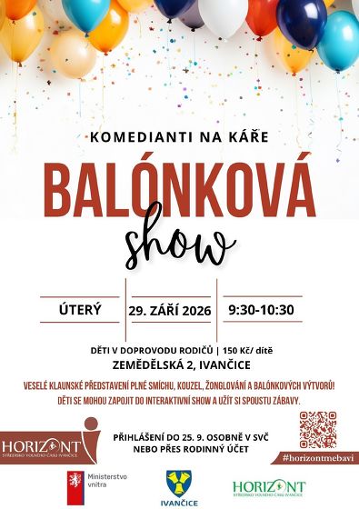 Plakát události Komedianti na káře - Balonková show