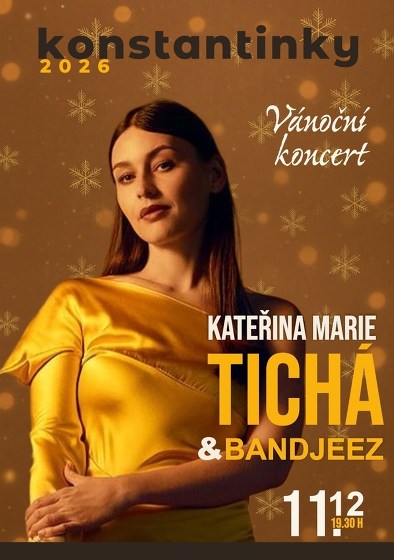 Plakát události Kateřina Marie Tichá & Bandjeez - Vánoční koncert