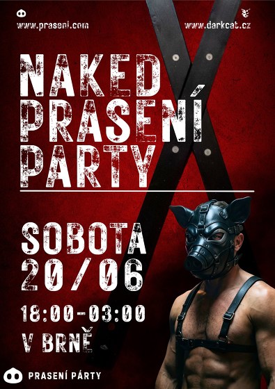 Plakát události Naked Prasení Party