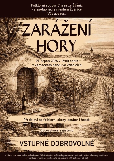 Plakát události Zarážení hory