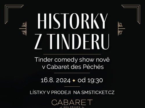 Plakát události STAND - UP : Historky z Tinderu