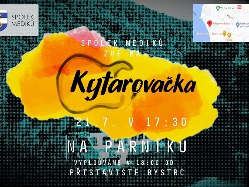 Plakát události Kytarovačka na parníku
