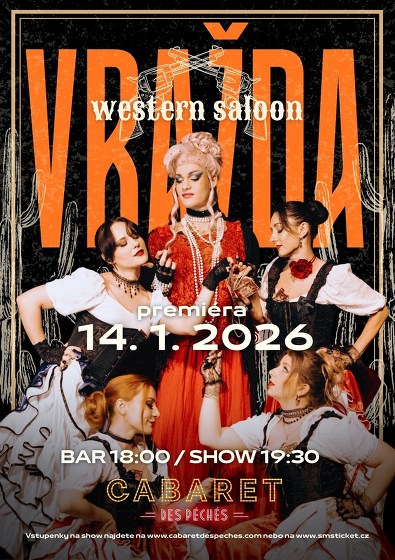 Plakát události Vražda v Des Péchés: Western Saloon