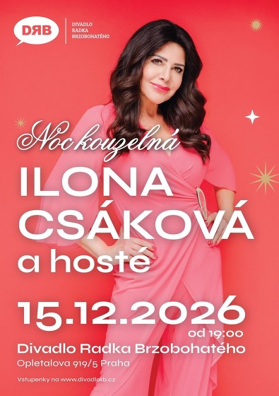 Plakát události Ilona Csáková - Noc kouzelná