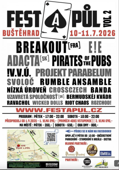 Plakát události Fest a půl vol. 2