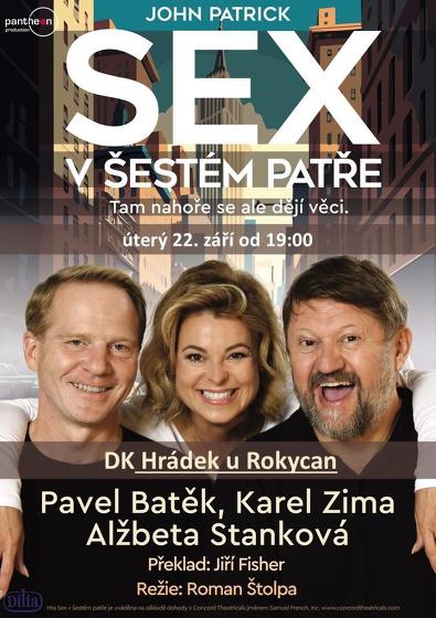 Plakát události Sex v šestém patře