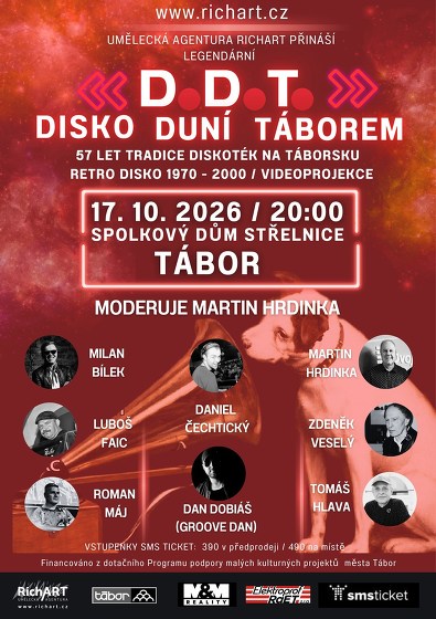 Plakát události Disko duní Táborem
