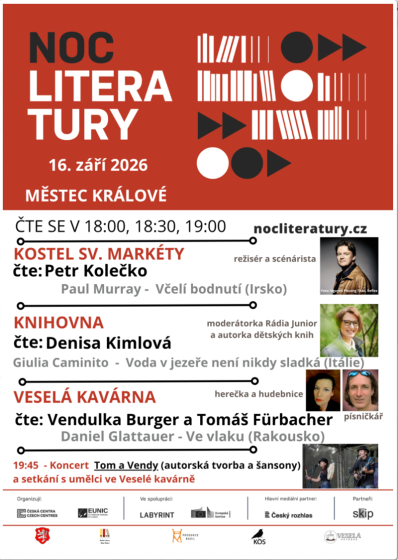 Plakát události Noc literatury