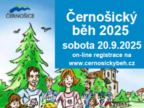 Plakát události 11. ročník Černošického běhu