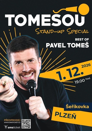 Plakát události TOMEŠOU: The best of Pavel Tomeš (stand-up speciál)