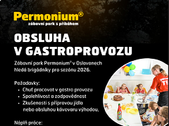 STROJÍRNA OSLAVANY spol. s r.o. nabízí práci na pozici Personál do gastroprovozů zábavního parku Permonium® v obci Oslavany