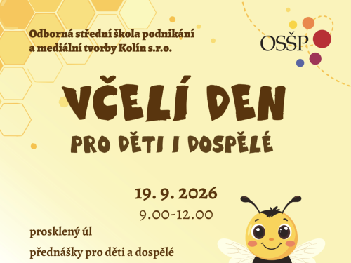 Plakát události Včelí den v Kolíně