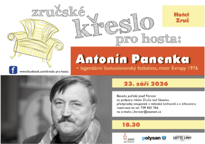 Plakát události Zručské křeslo pro hosta: Antonín Panenka