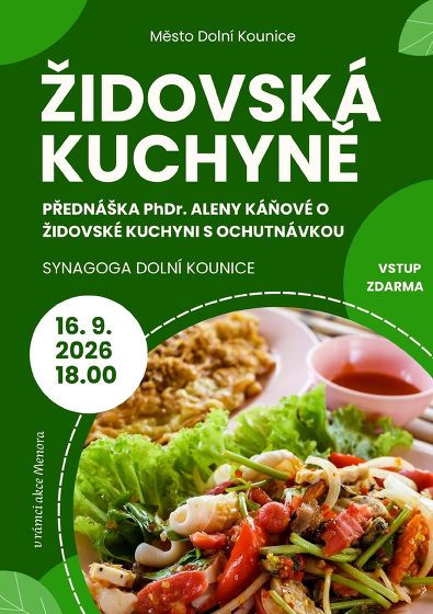 Plakát události Přednáška: Židovská kuchyně