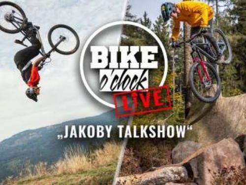 Plakát události BIKE O´CLOCK uvádí: Živá jakoby talkshow