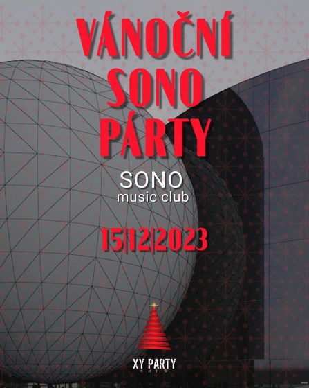 Plakát události Vánoční Sono Párty  | VIP vstupenky