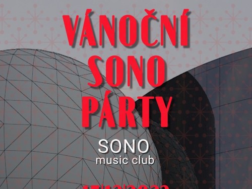 Plakát události Vánoční Sono Párty  | VIP vstupenky