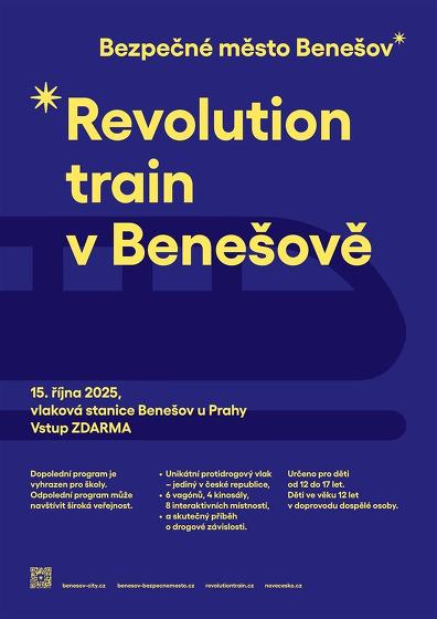 Plakát události Protidrogový vlak Revolution Train